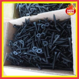 Black Fine Thread Drywall Screw for Metals