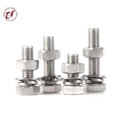 Flat Head Stainless Steel Bolts 304 Hexagon Bolt