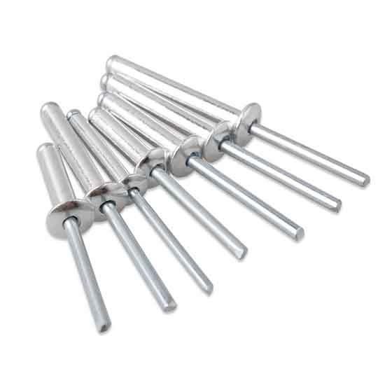 Stainless Steel Semi-Hollow Open Rivet Core Pulling Rivet