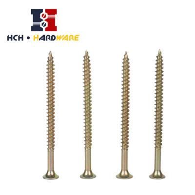 Zinc Yellow Chipboard Screw Tornillos PARA Madera