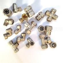 Wholesale High Quality Pn20 4 Ways Longrun Double Color Pn20 Brass Cross Fitting Pex Pipe Fitting Brass Cross