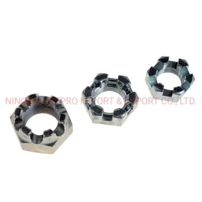 Customization Available for Mild Steel Stainless Steel Hot DIP Galvanized Slotted Nuts Fasteners at Best Market Price
