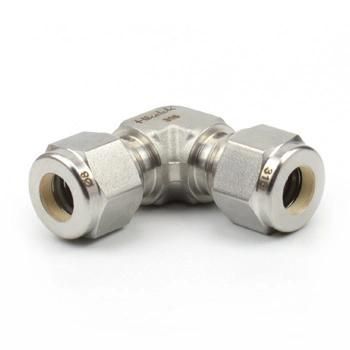 Stainless Steel 316 Leak-Free Compression Tube Fittings Adapters Union Elbow