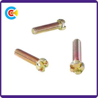 Multicolored Zinc Carbon Steel/4.8/8.8/10.9/M12 Fastener Security Screws