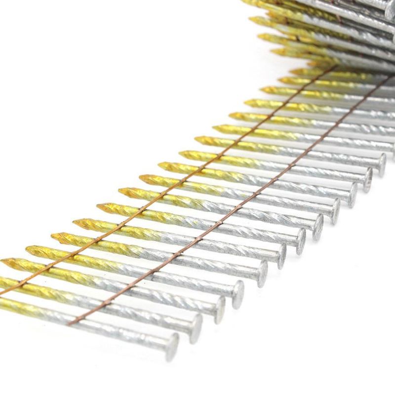 15 Degree 1-1/2 Inch X 0.092 Inch Galvanized Wire Collated Coil Nails