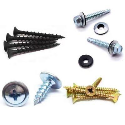 M3-M6.3 Phillips Trough Drywall Nails, Phosphate / Galvanized 12-120mm Steel (c1022A) Fine Thread Drywall Screw