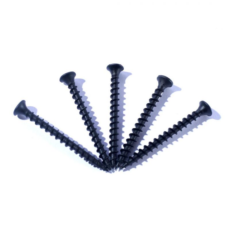 Libreville Kenya Zambia Market/Drywall Screws Coarse Thread Screws Wood Drywall Black Phosphated Drywall Screw