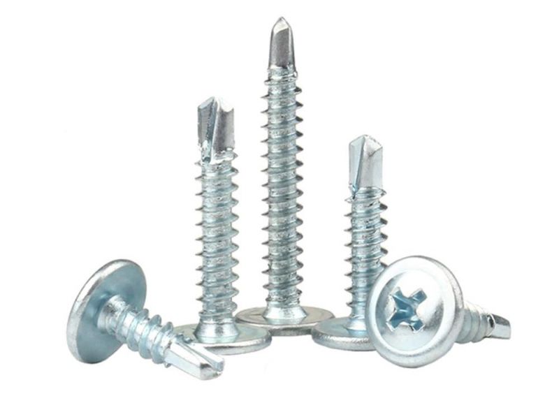 Zinc Plated/Black Phosphate Finish Phillips Round Washer Head Drill Point Drywall Screw/K-Lath Screws
