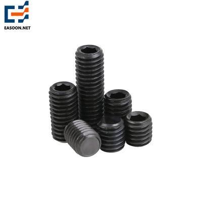 Zinc Plated Slotted Set Screw M5 M6 M10 Grub Screw with Black Surface