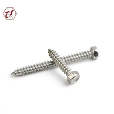 Flat Head DIN 7976 Self Tapping 304 Wood Screw