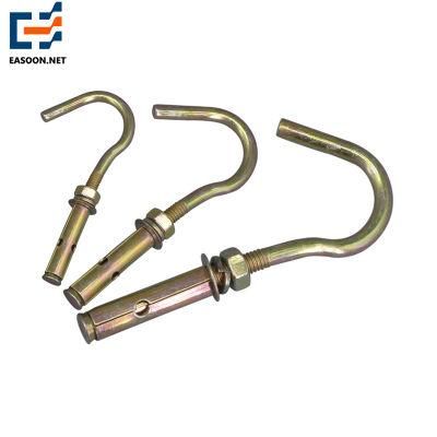 High Quality Breeze 4PC Fix Bolt with Open Hook Carbon Steel Expansion C Hook