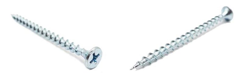 White Blue Zinc Coating Fine Thread Screws pH2 Recess Bugle Head Drywall Screw for Plasterboard