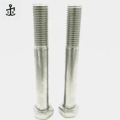 A2-70 DIN933 DIN931 Types Hex Head Stainless Steel Screw Bolt and Nut Strength