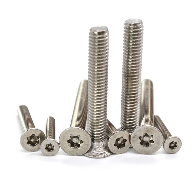 Countersunk Torx Flat Head Security Head Screw with Pin