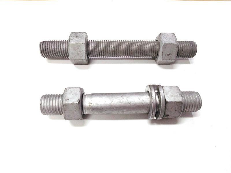 Carbon Steel HDG Double End Stud Bolts Fastener