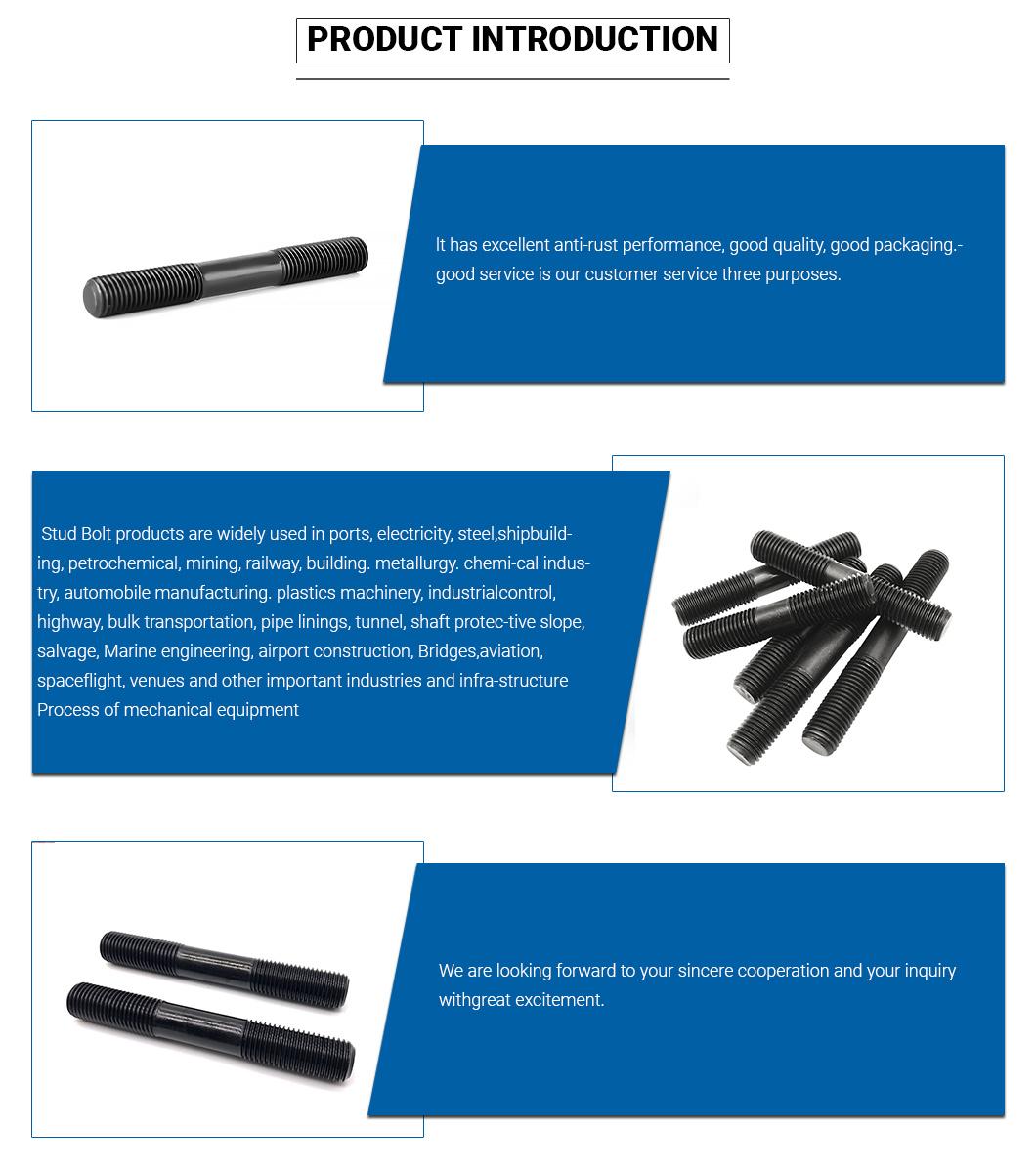 Carbon Steel Zinc Plated Hanger Bolt Double Thread Screws Dowel Screw/Zinc Plated
