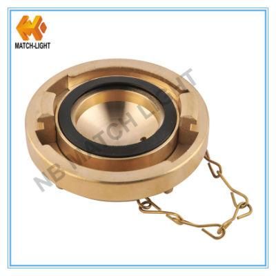 French Style Brass Fire Hose Coupling with Chain
