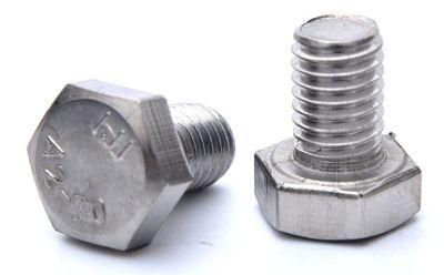M8-M12 American Grade 8.8 Carbon Steel Outer Hexagon Bolt High Strength Fastener Oxidation Blackened Half Tooth Outer Hexagon Screw