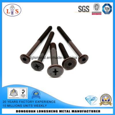 Flat Head Hexagonal Bolt Slotted and Phillips Bolt