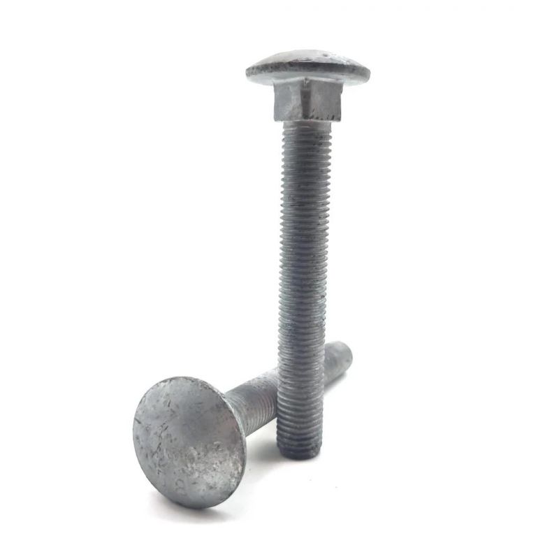 Cup Head Square Neck Bolts, Zinc Plated Carriage Bolt