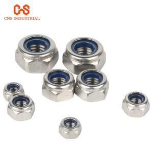 DIN985 Hexagonal Hex Nylon Insert Lock Nut, Nylon Lock Nut, Self-Locking Nylon Insert Hex Lock Nuts