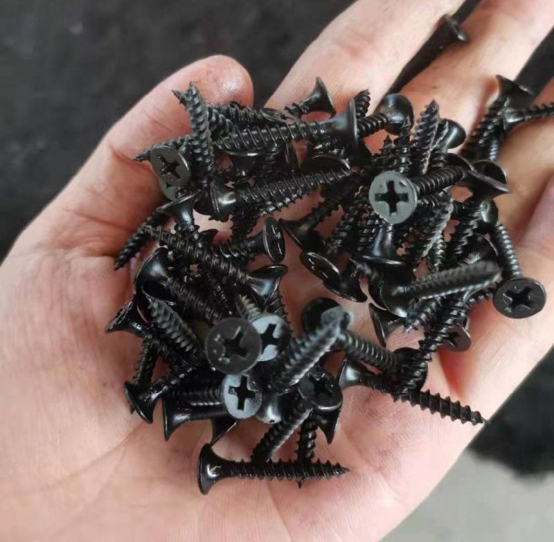 3.5*25mm Carbon Steel Grey Phosphated Philip Bugle Head Drywall Screws for Building and Construction