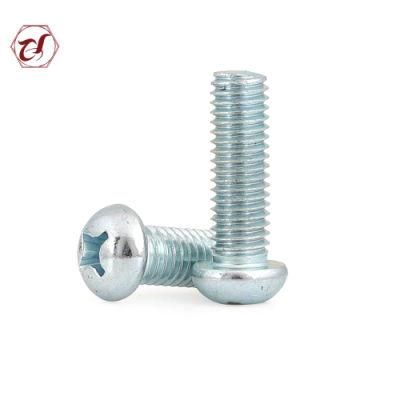 Cross Carbon Steel Phillips Pan Head Screws Machine Screw