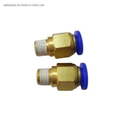 Brass Male Thread Push in Joint Pneumatic Fitting