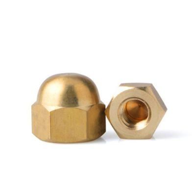 Hot Sale Brass M4 Hexagon Domed Nut DIN1587
