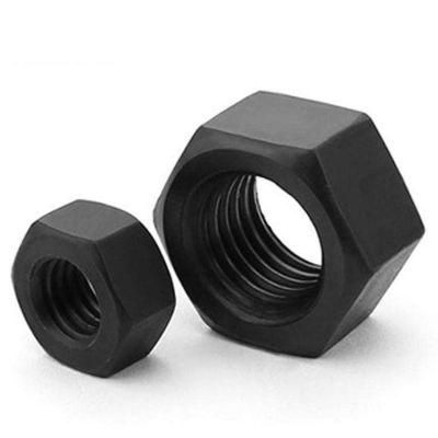 Black Color Carbon Steel Hex Nut Hexagon Nut