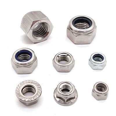 GB55 Zinc Plated Hexagon Head Nurs Heavy Black Nuts