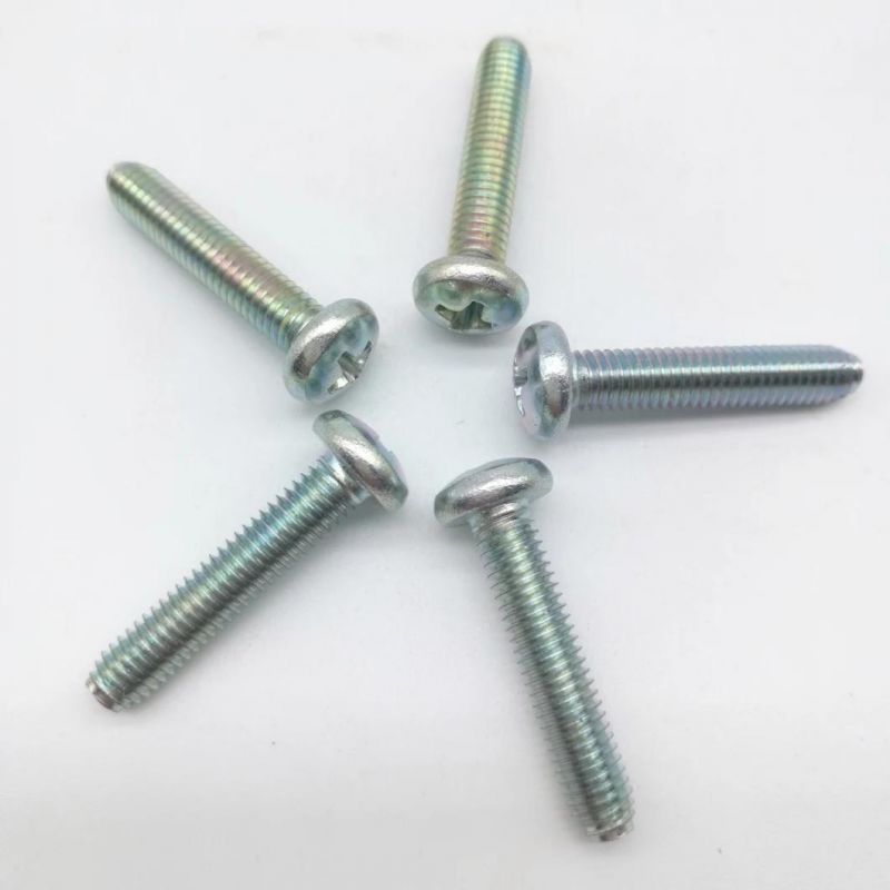 DIN 7500ce Cross Recessed Pan Head Thread Rolling Screws
