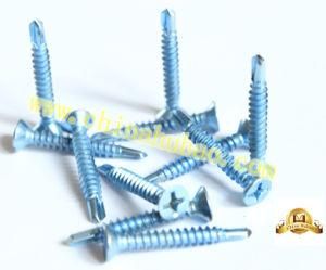 DIN 7504p Galvanized Csk Head Self-Drilling Screw