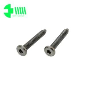 Hex Socket Flat Head Furniture Machine Screw in Black Nickle