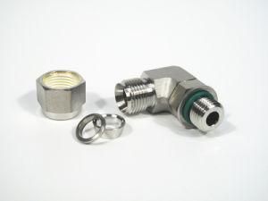 Adjustable Compression Fittings 90 Degree Two Ferrule Tube Fitting