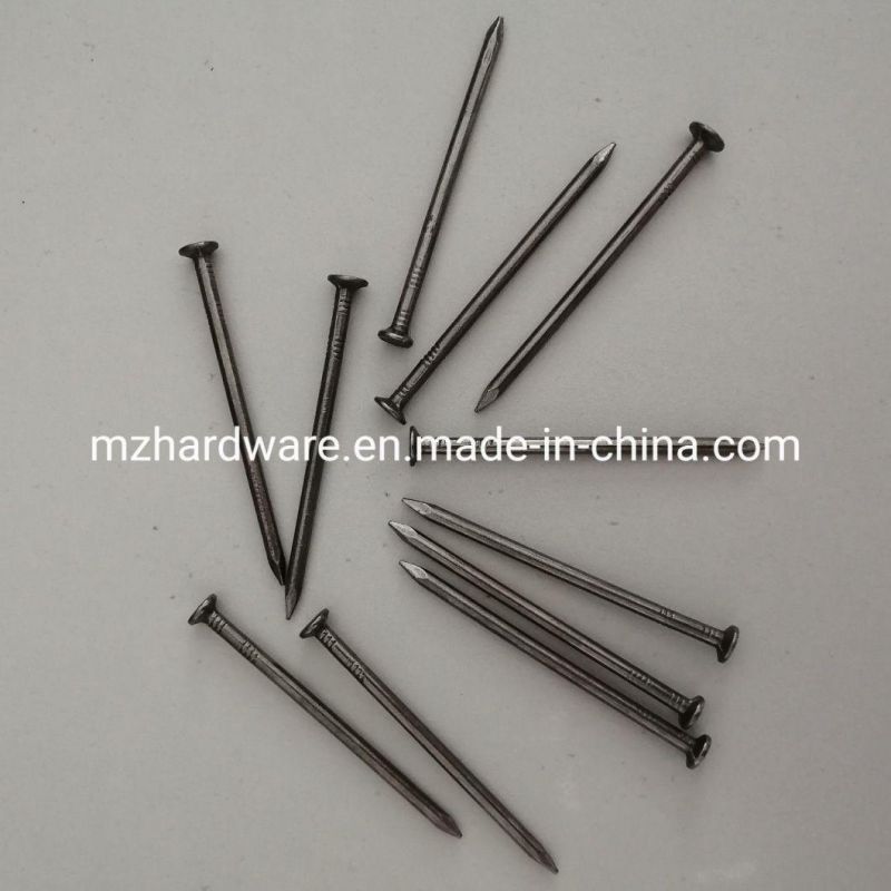 Flat Head Nail Polished Common Nail Round Wire Galvanized Common Iron Nail