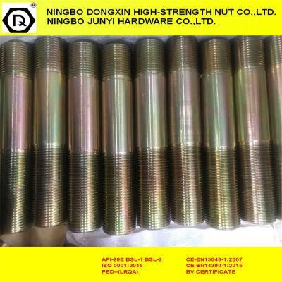 Double End Studs Zinc Fasteners ASTM A193 B7