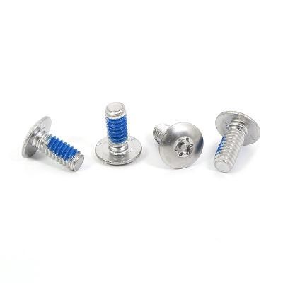 High Quality SS304 Torx Button Head Security Screw with Pin