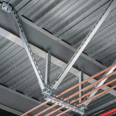 Hot Selling Carbon Steel/Stainless Steel Pipeline Anti-Vibration Seismic Bracket