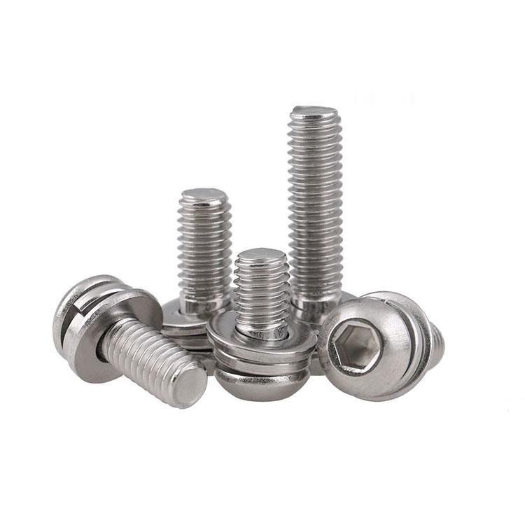 Round Head Corss Phillips Pan Head Combination Screw Self Taping Combination Bolt
