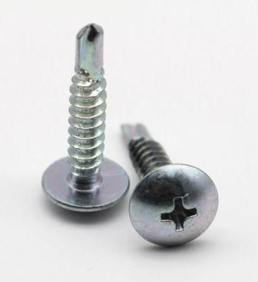 Heat Treatment Zinc Plated Cross Recessed Pan Head Drilling Screws