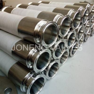 Sanitary Grade Stainless Steel Reinforced Flexible Silicone Hose/Quick Connector