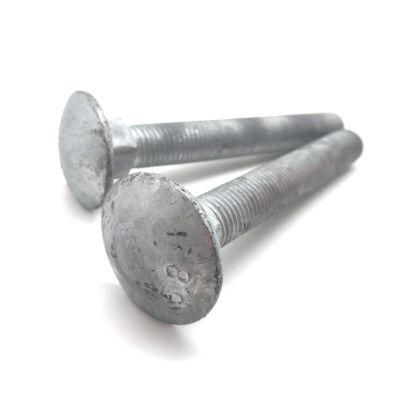 Grade 6.8 M30 M20 HDG Carriage Bolt with Fine Pitch Thread for Electric Equipment