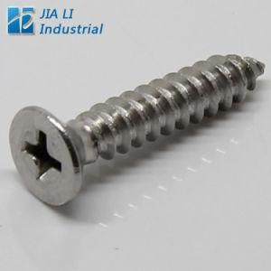 SUS304 DIN7982 Flat Head Self Tapping Screws