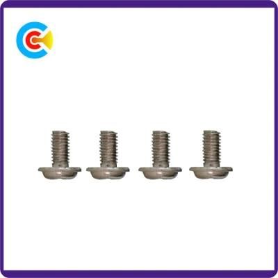 DIN/ANSI/BS/JIS Carbon-Steel/Stainless-Steel Cross Pan Sun Flower with Anti-Sliding Screws