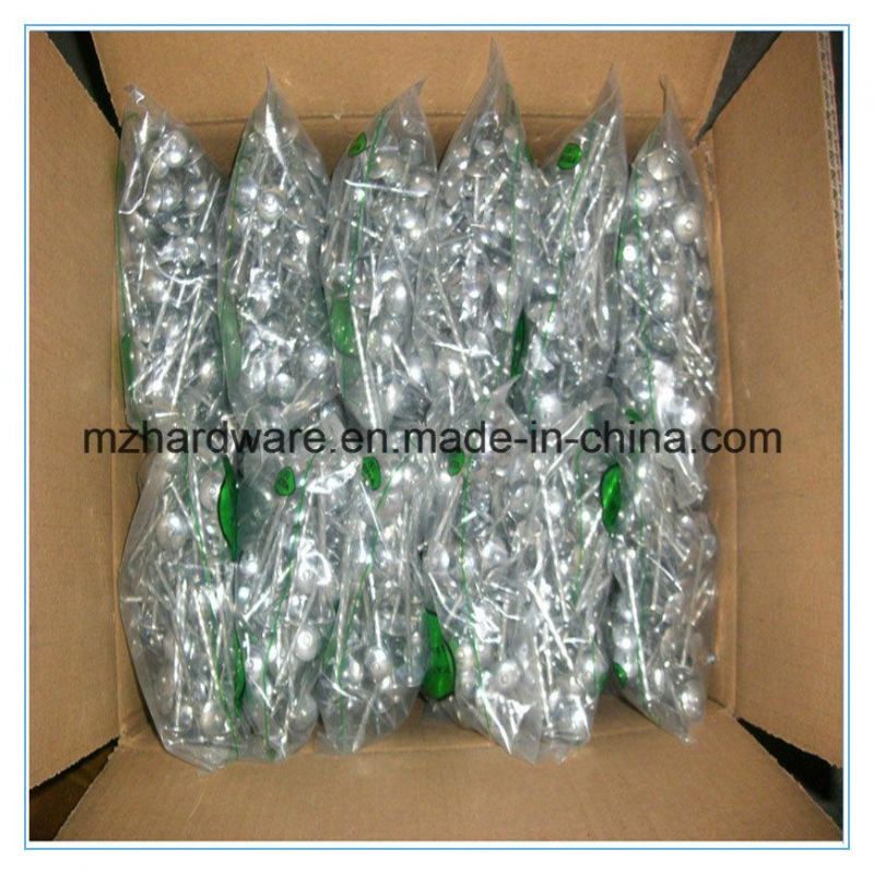 Umbrella Mushroom Head Smooth Twisted Screw Shank Roofing Nail