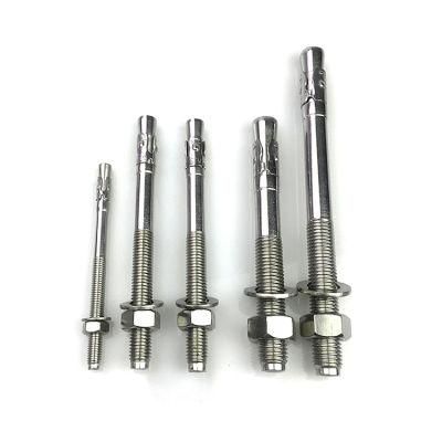 Diameter M6/8/10/12/16/20 High Quality Anchor Bolts Special Hilti Chemical Wedge Stainless Steel Anchor Fastener