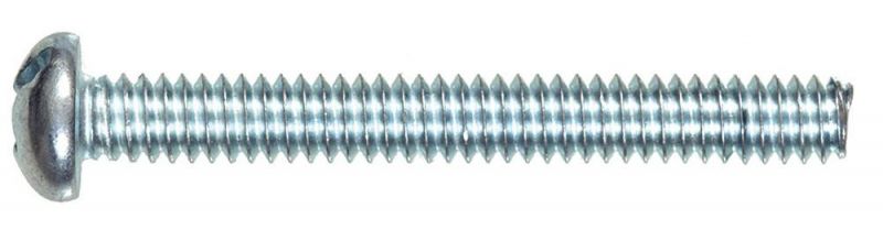Carbon Steel Round Head Phillips Slotted Machine Screw