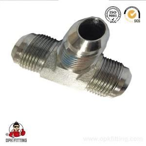 Jic Male 74 Cone Tee Adapter Hydraulic Tube Fitting (AJ)