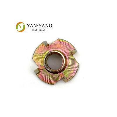 Hot Sale Furniture Accessories M6 4 Prongs Tee Nut